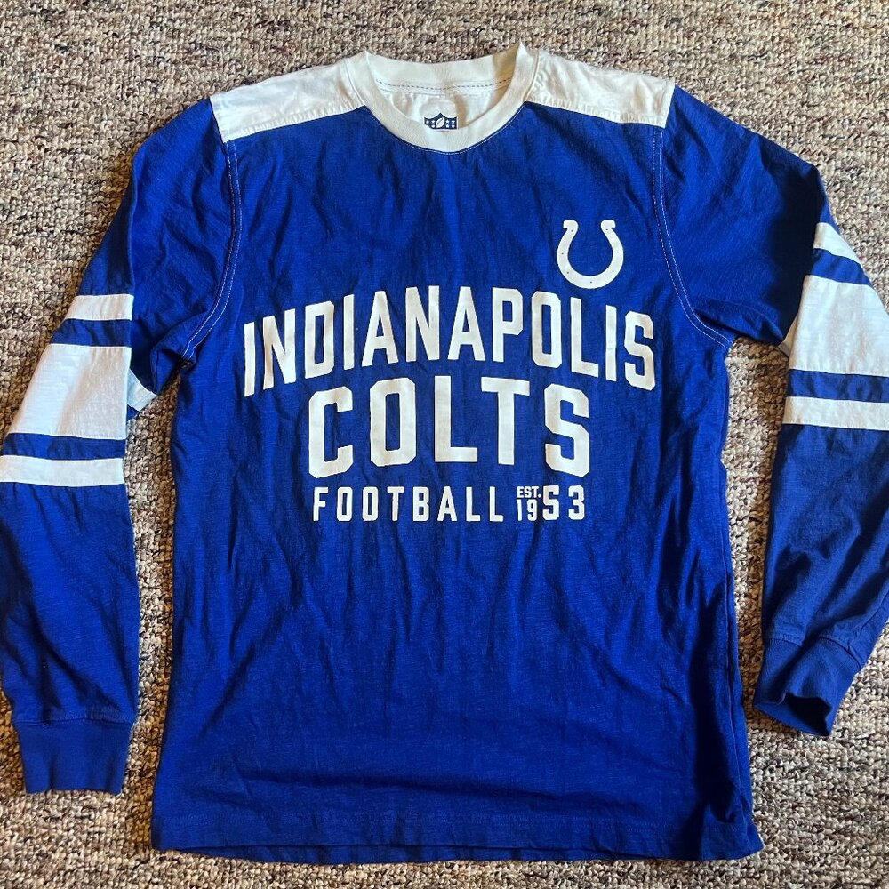 NFL Indianapolis Colts Long Sleeve Size Medium